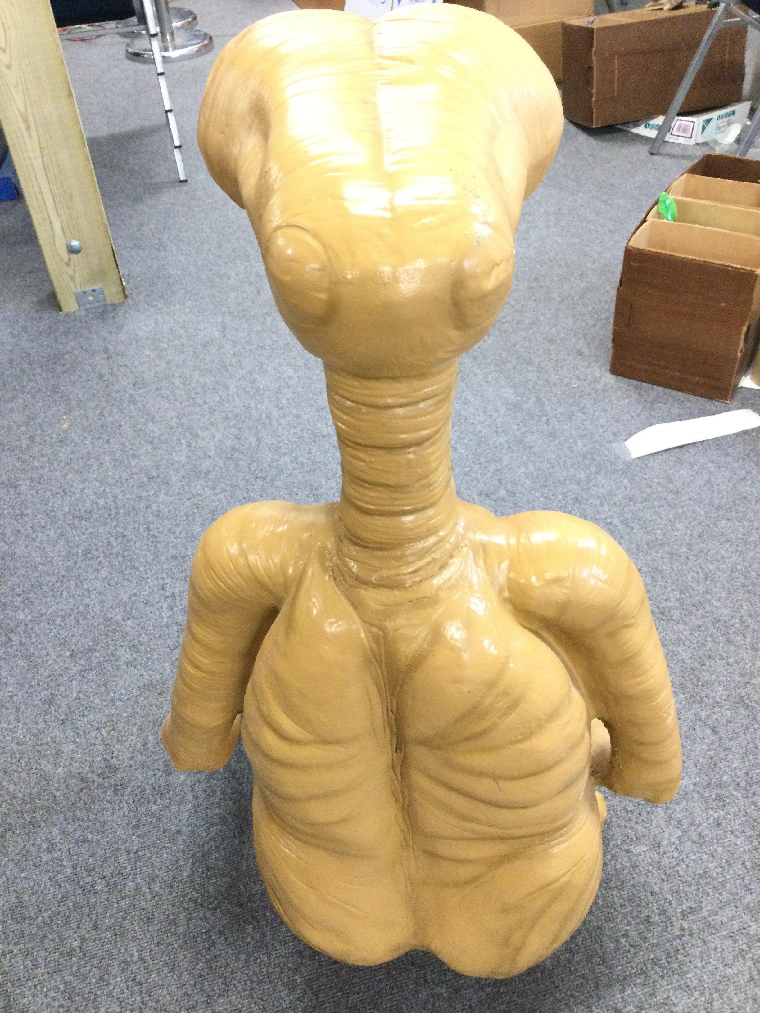 A Large Fibre Glass Figures of E.T. Possibly a Shop Display approx Height 87 Cm. - Image 2 of 2