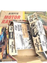 A Collection of Airfix Motor Racing Track. Spare P