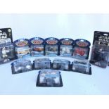 A Collection of Carded Star Wars Star Tours Toys.