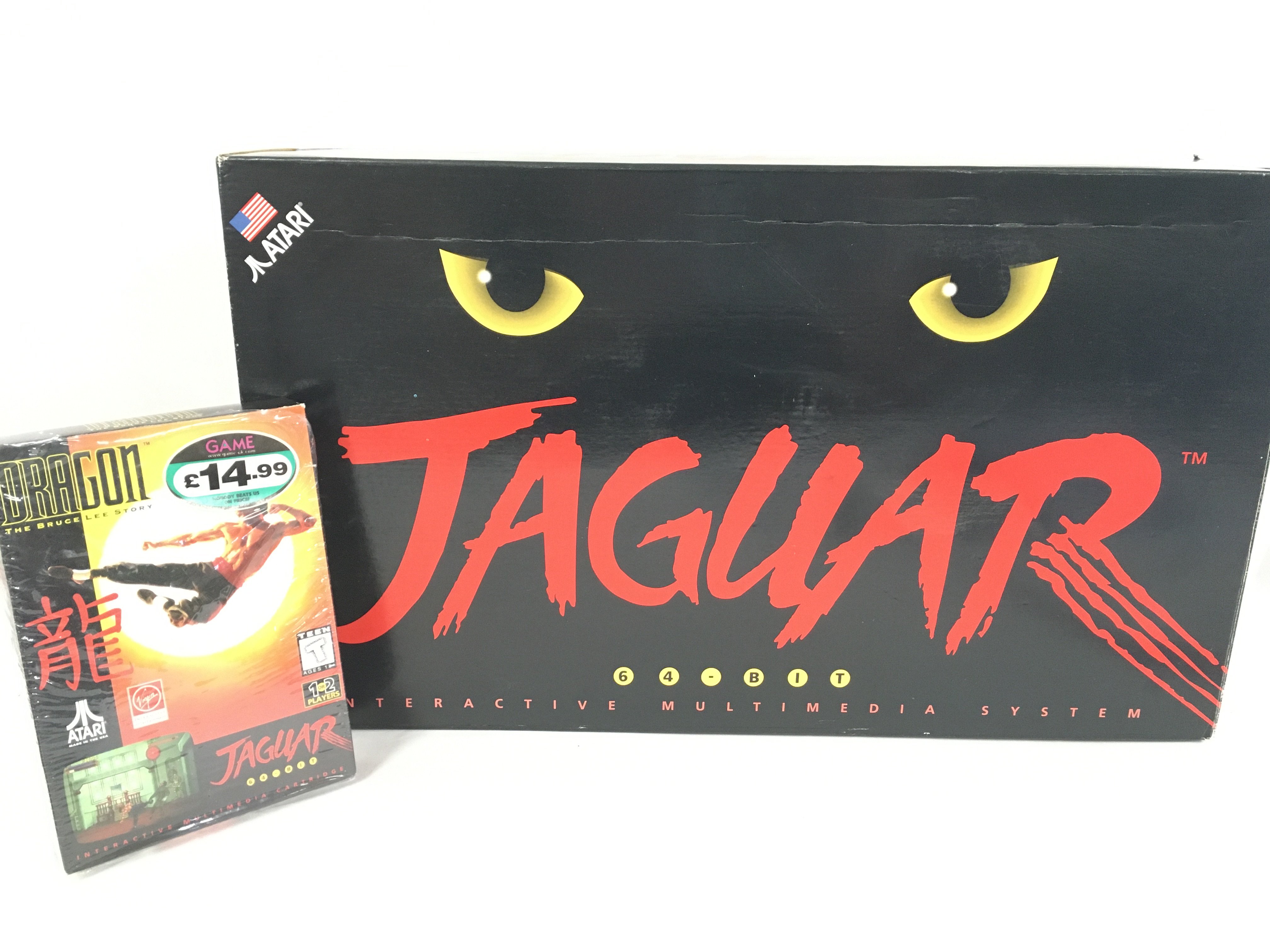 A Boxed Atari Jaguar 64-Bit interactive Multimedia