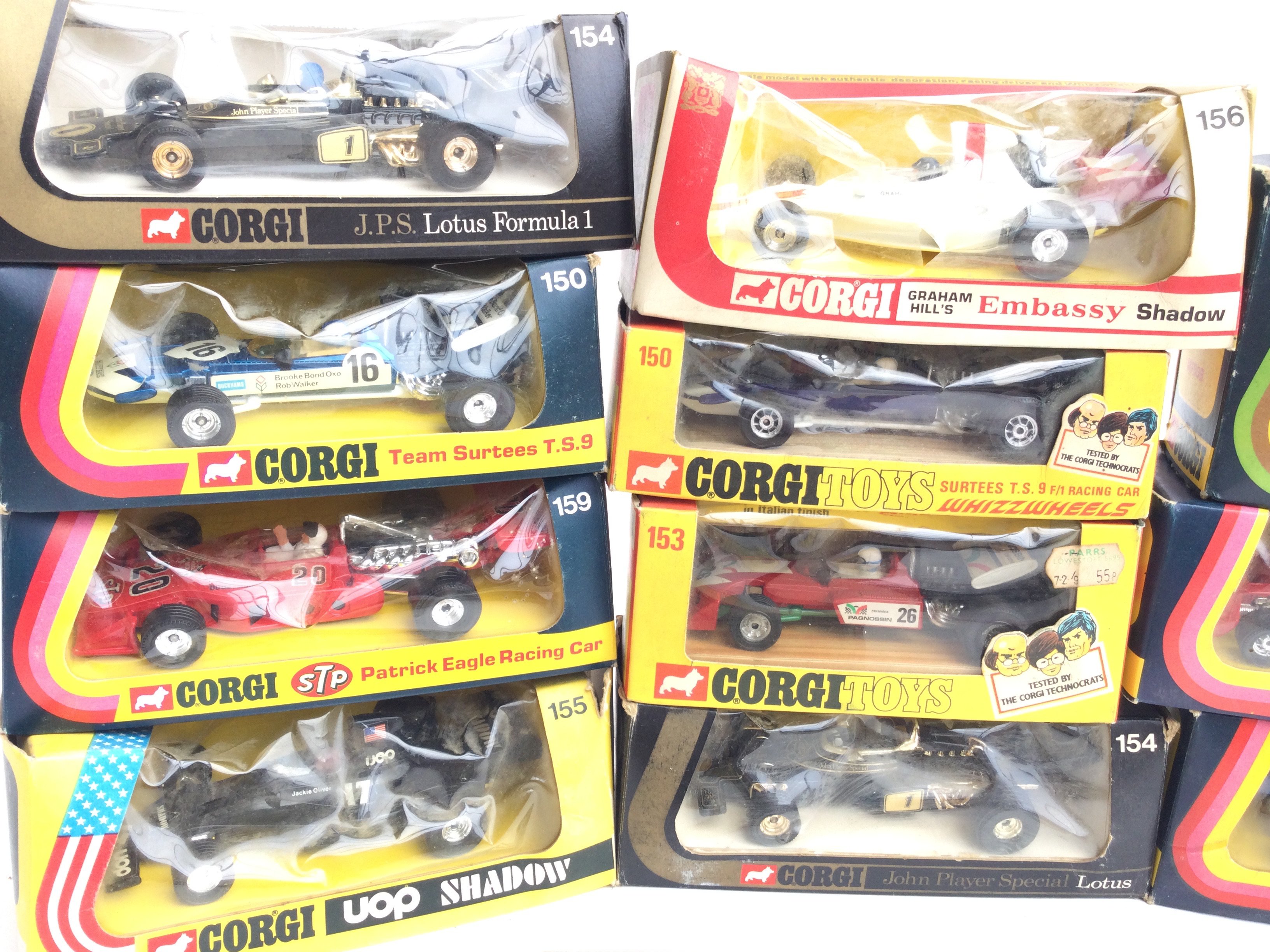 A Collection of Boxed Corgi F1 Racing Cars. A Mass - Image 2 of 4