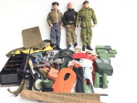 A Collection of Vintage Action Men and Accessories