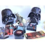 A Collection of Various modern Star Wars Toys and