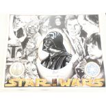A rare vintage Star Wars print from a limited edit