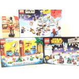 3 Boxed And Sealed Lego Advent Calendars. Lego Cit