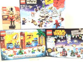 3 Boxed And Sealed Lego Advent Calendars. Lego Cit