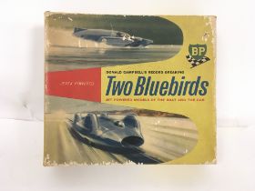 A vintage boxed set of Jetex powered Bluebirds. In