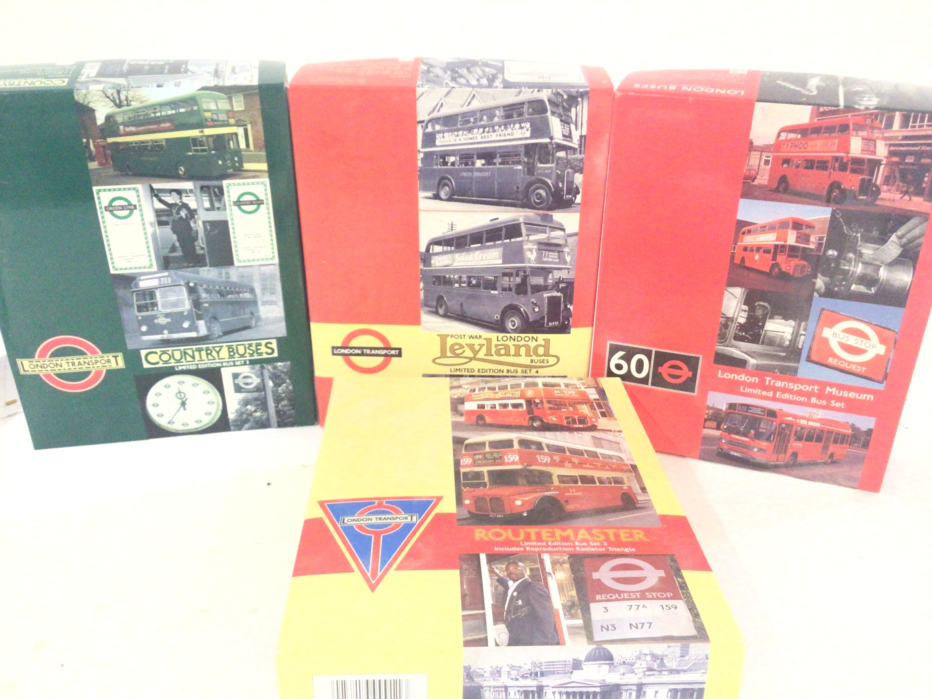 A Collection of boxed Modern Diecast Buses. Lorries.Cars including Days gone and collectors books. - Image 2 of 3