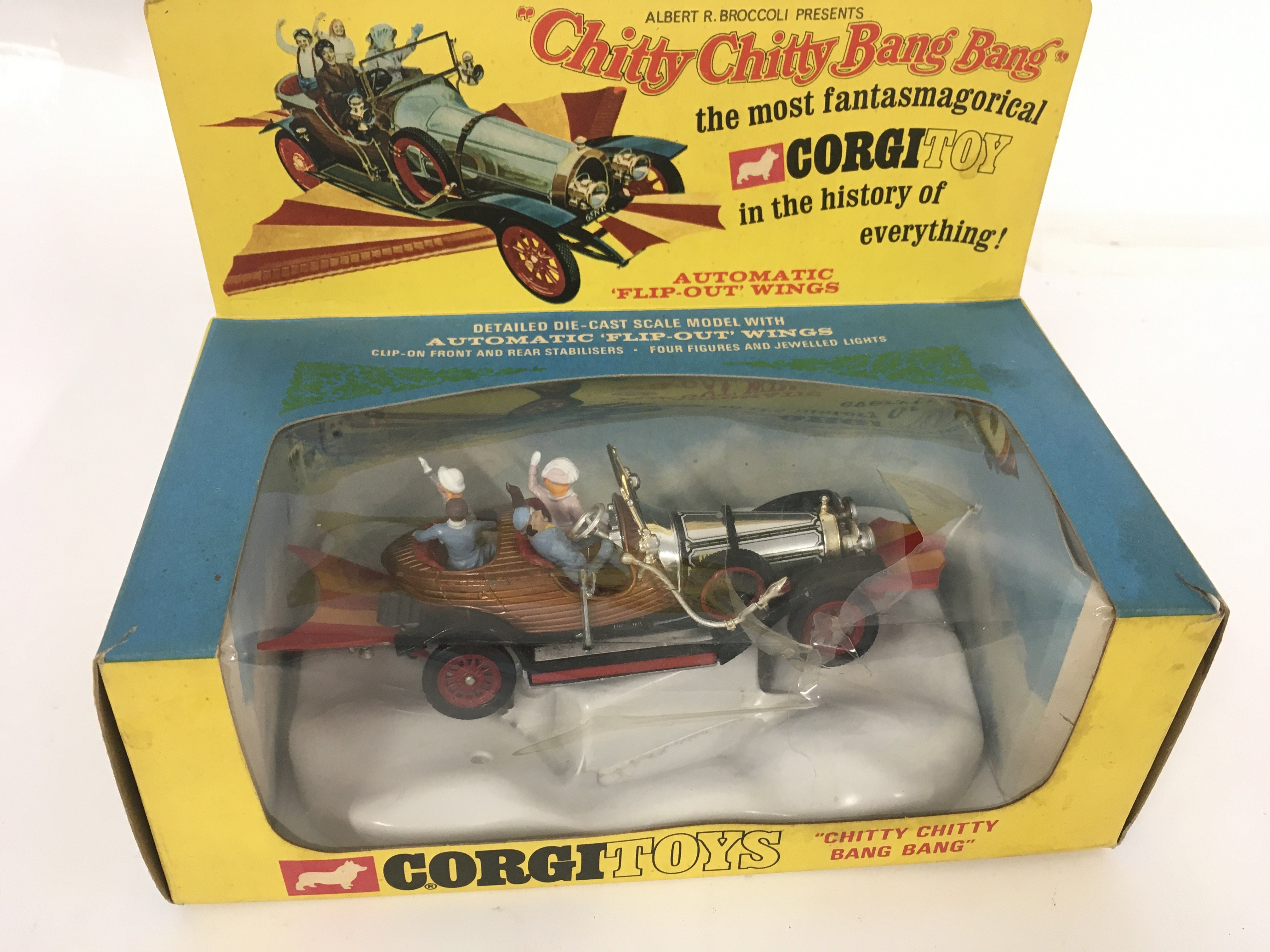 In original box a Corgi model 266..CHITTY CHITTY B