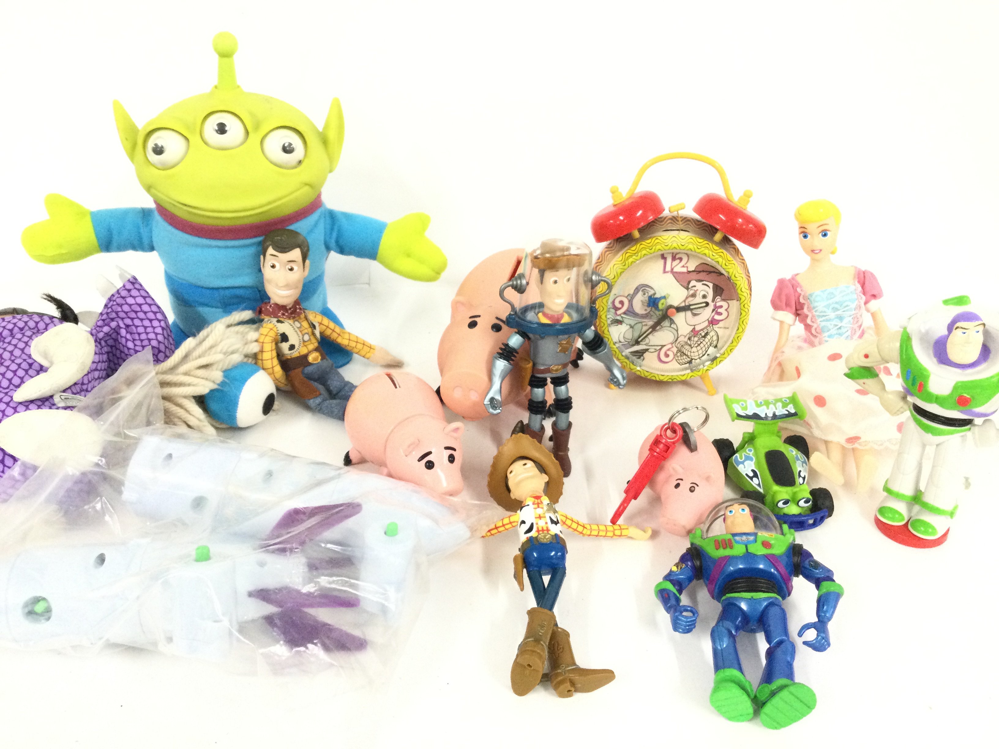 A Box Containing Loose Toy Story Toys. No Reserve.