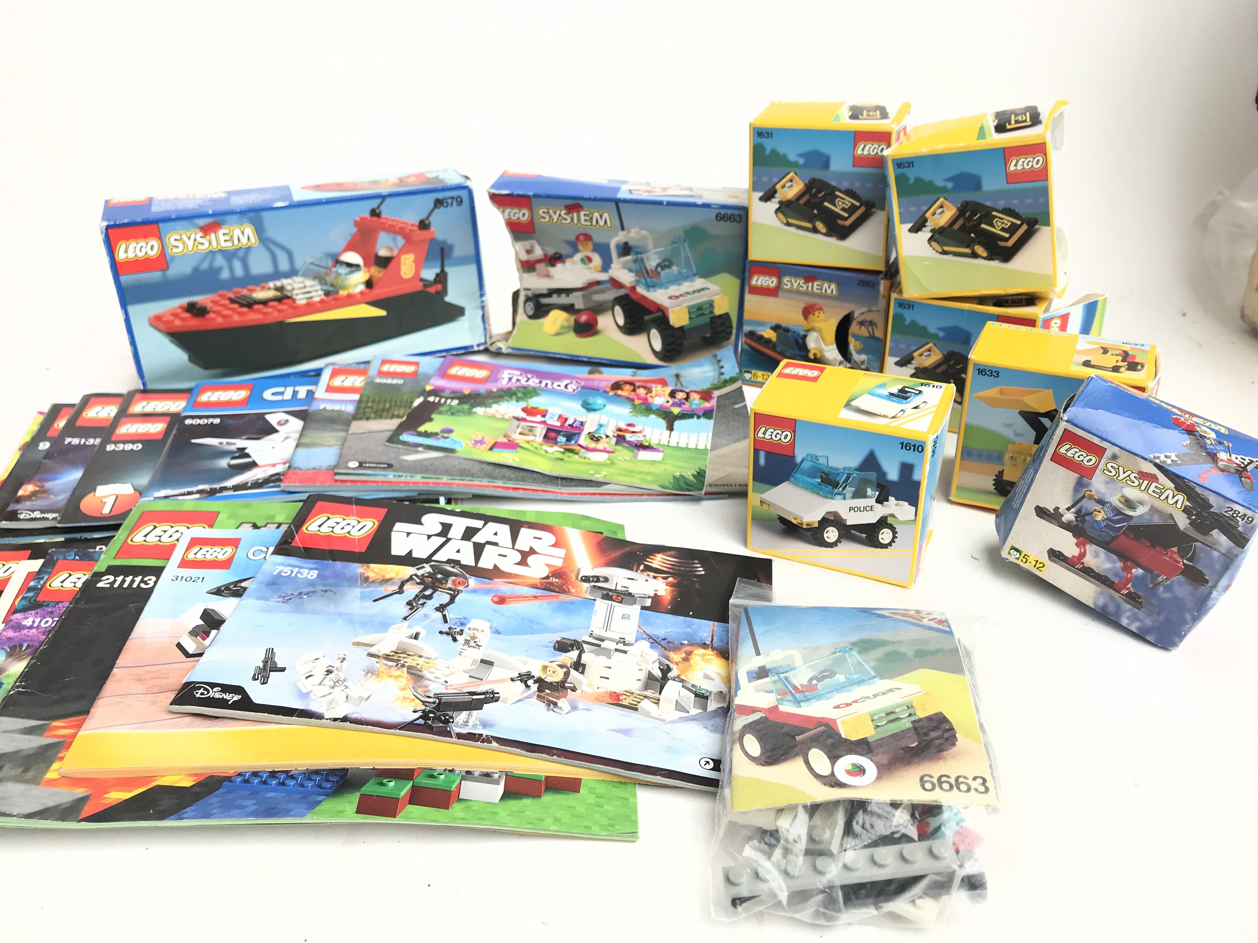 A Quantity Of Lego With Instructions and Boxes. #S