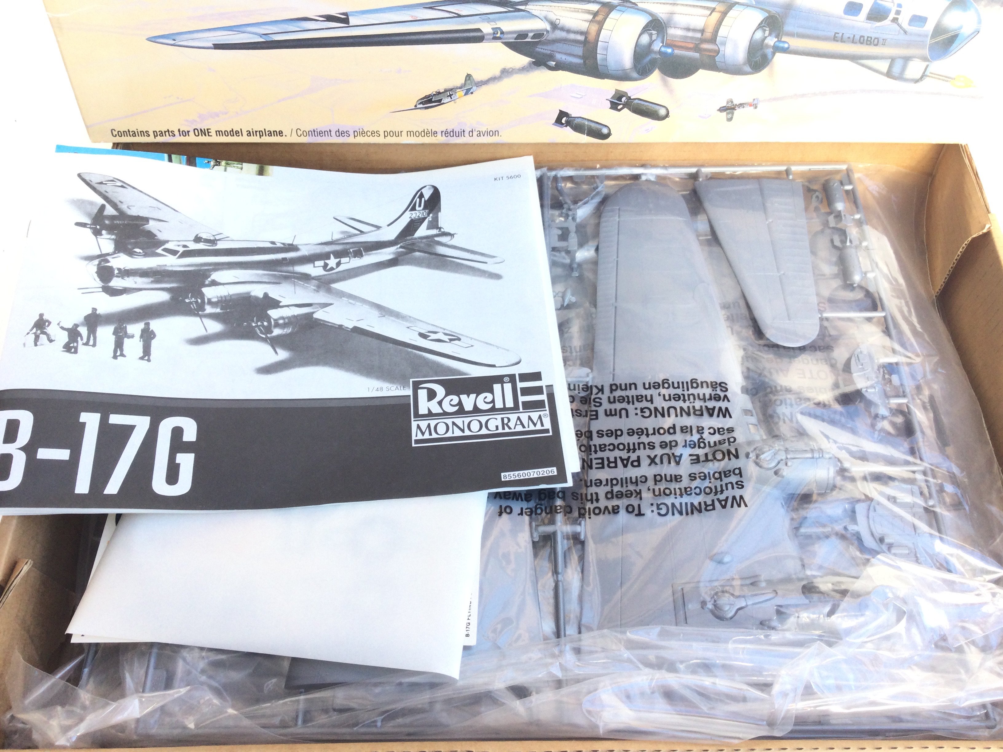 A Boxed Revell B-17 Flying Fortress model kit. 1:4 - Image 2 of 2