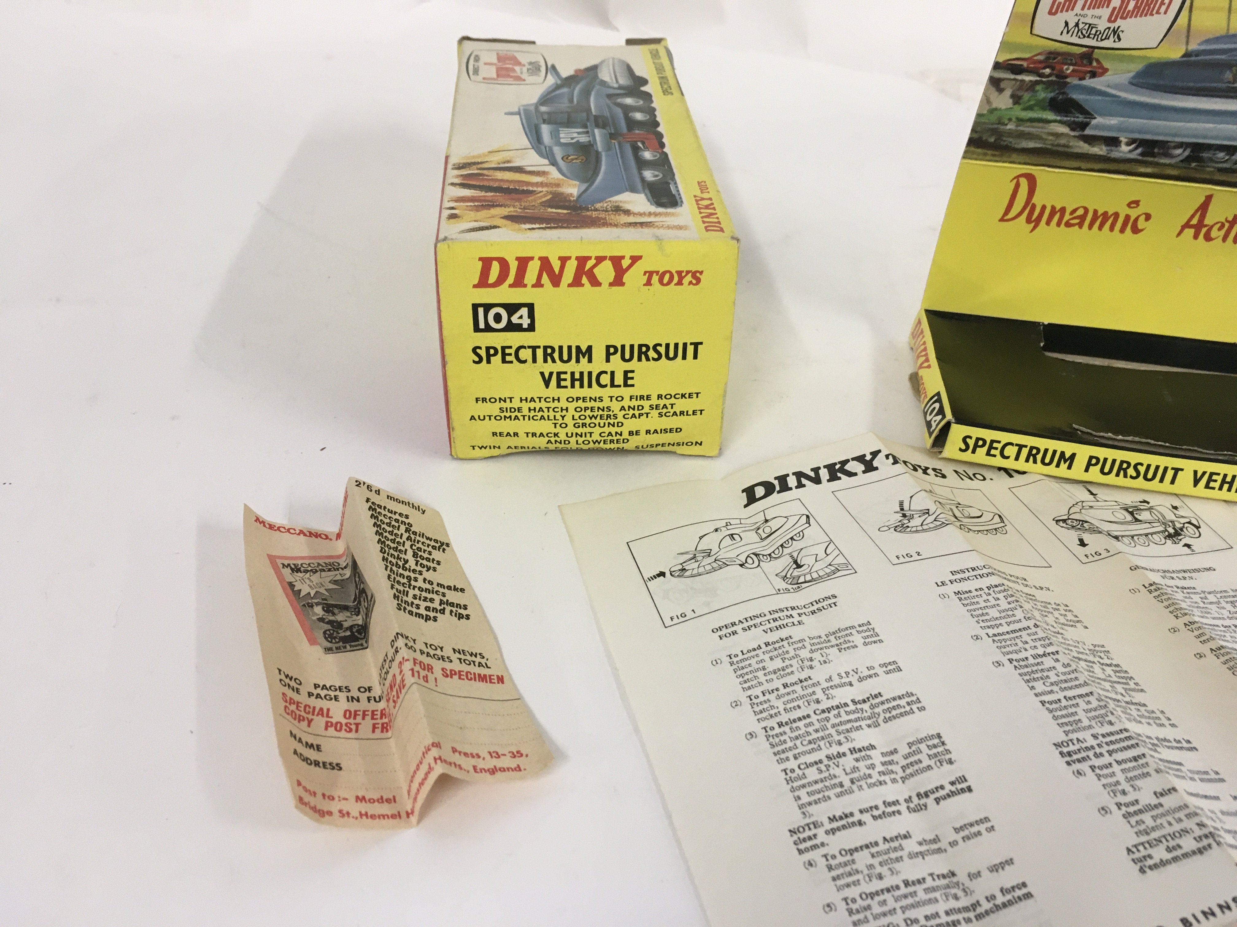In original box a Dinky Spectrum Pursuit Vehicle. - Image 5 of 5