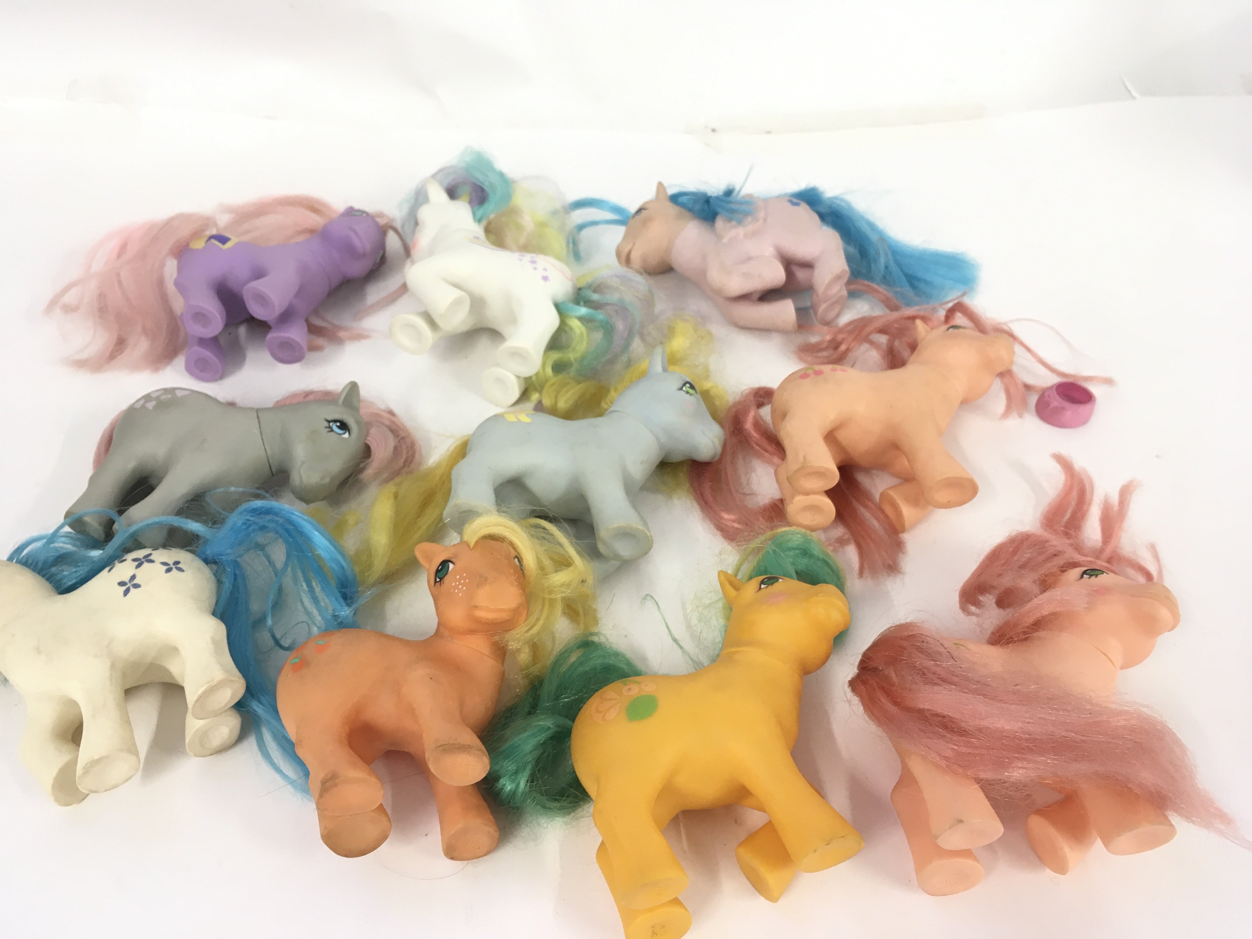 A collection of 10 vintage Hasbro MY LITTLE PONY m