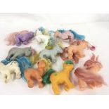 A collection of 10 vintage Hasbro MY LITTLE PONY m