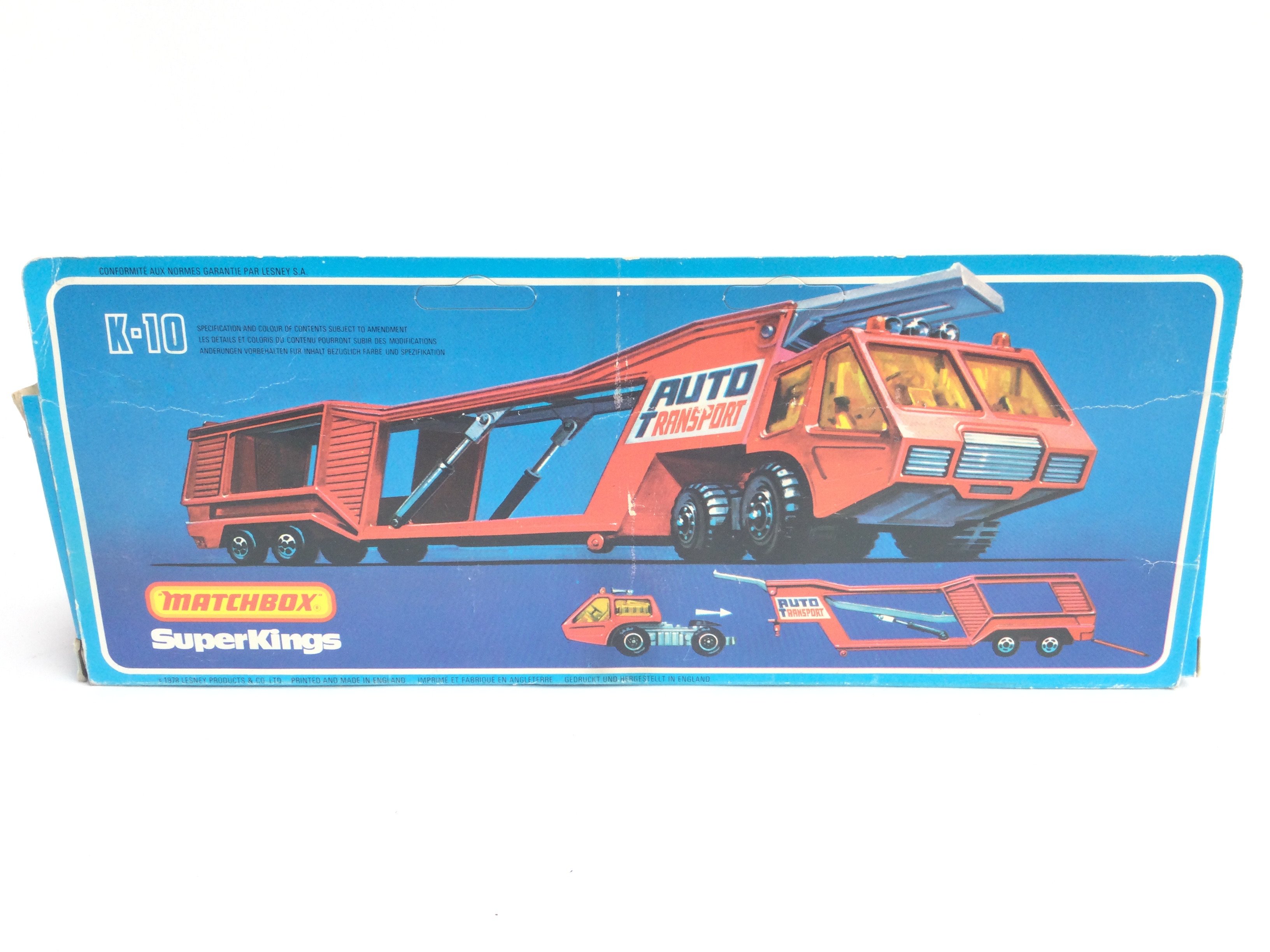 A Boxed Matchbox Car Transporter # K-10. - Image 2 of 2