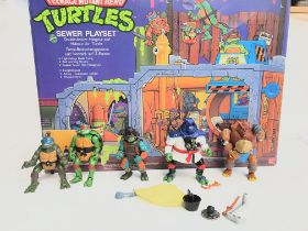 A Boxed Teenage Mutant Hero Turtles Sewer Playset