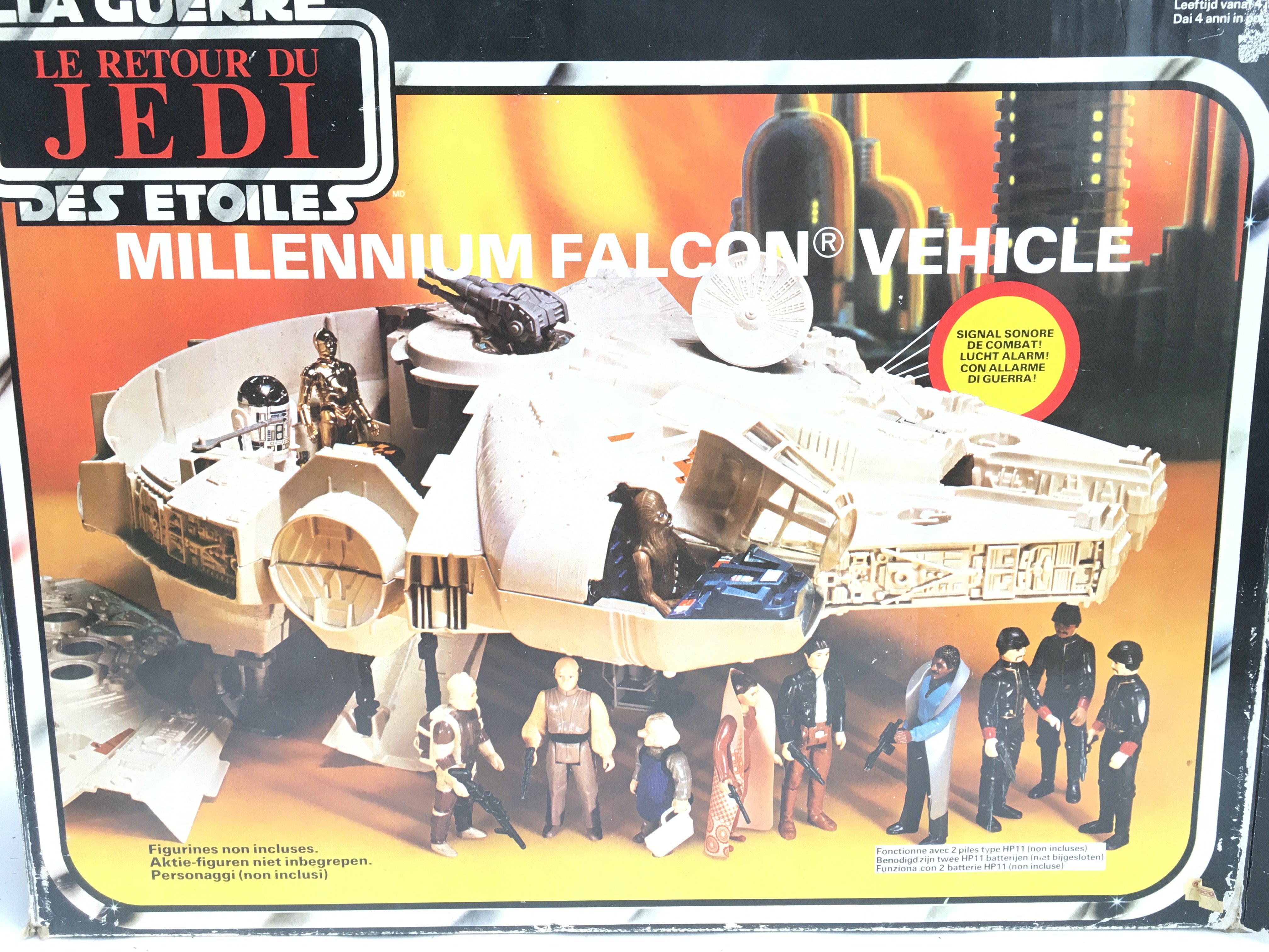 A Boxed Vintage Star Wars Millennium Falcon. Parts