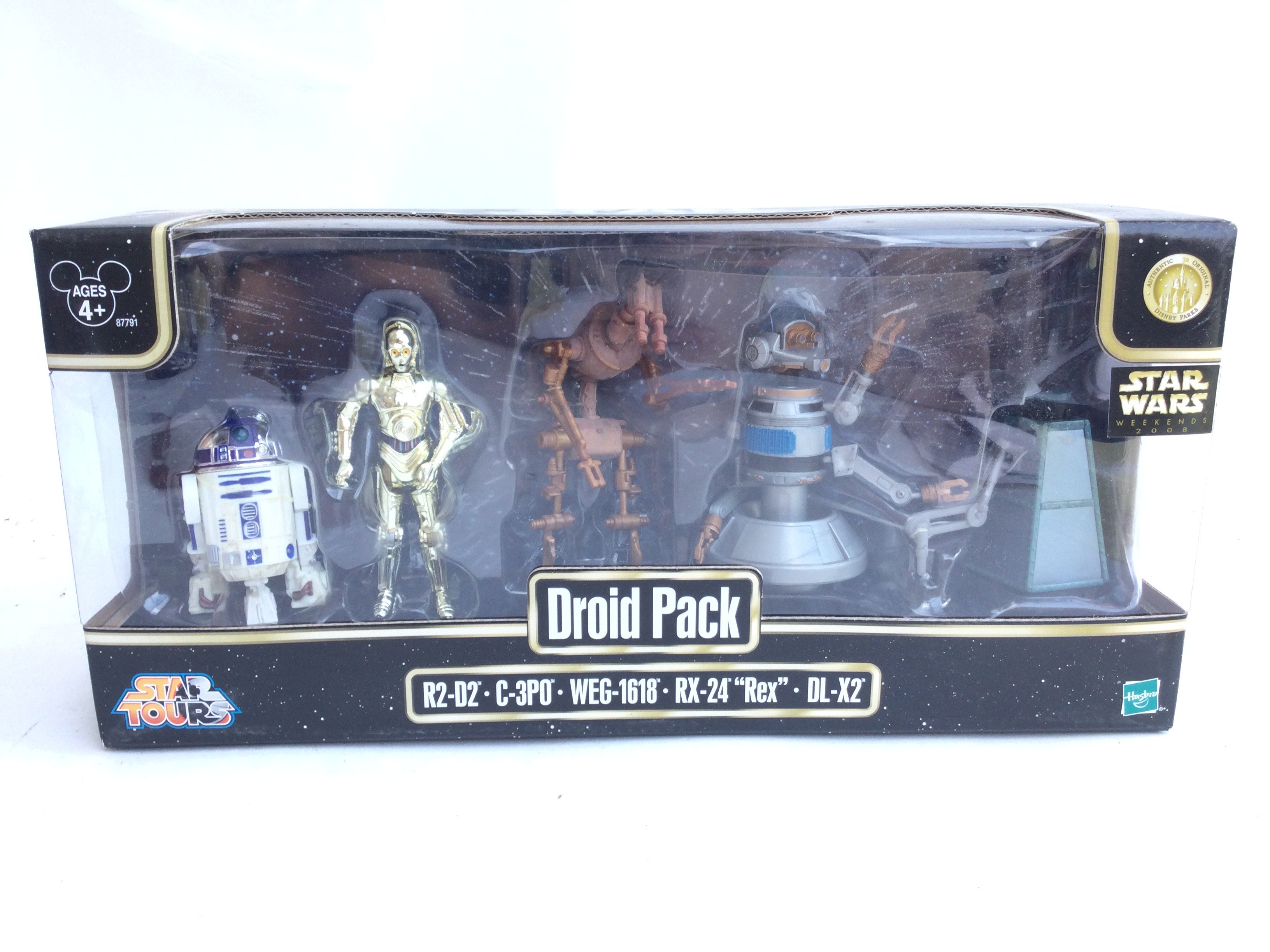 A Boxed Star Wars Star Tours Droid Pack.