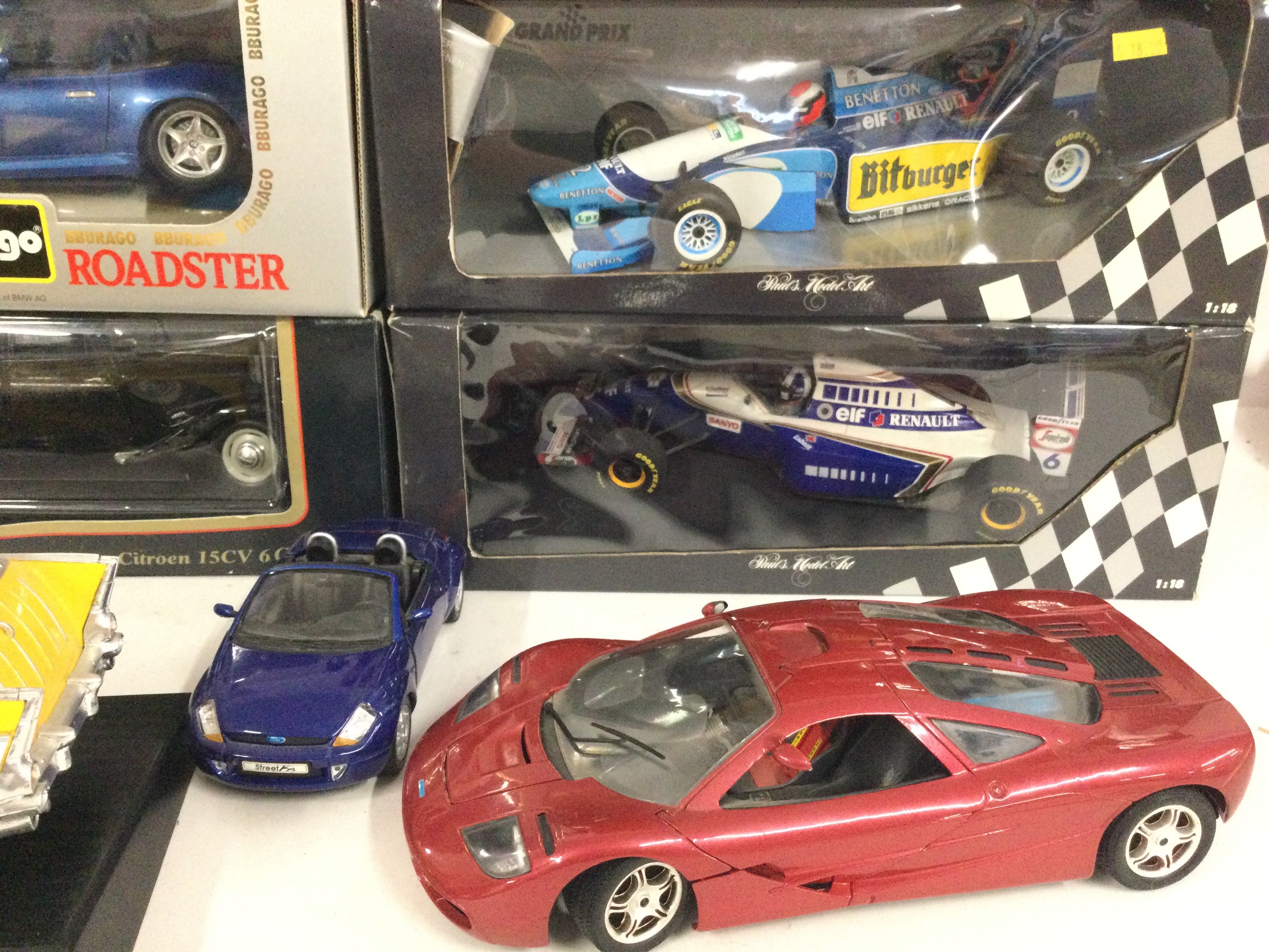 A Collection of Boxed Diecast Vehicles including Burago. Maisto Corgi. All 1:18 Scale. - Image 5 of 5