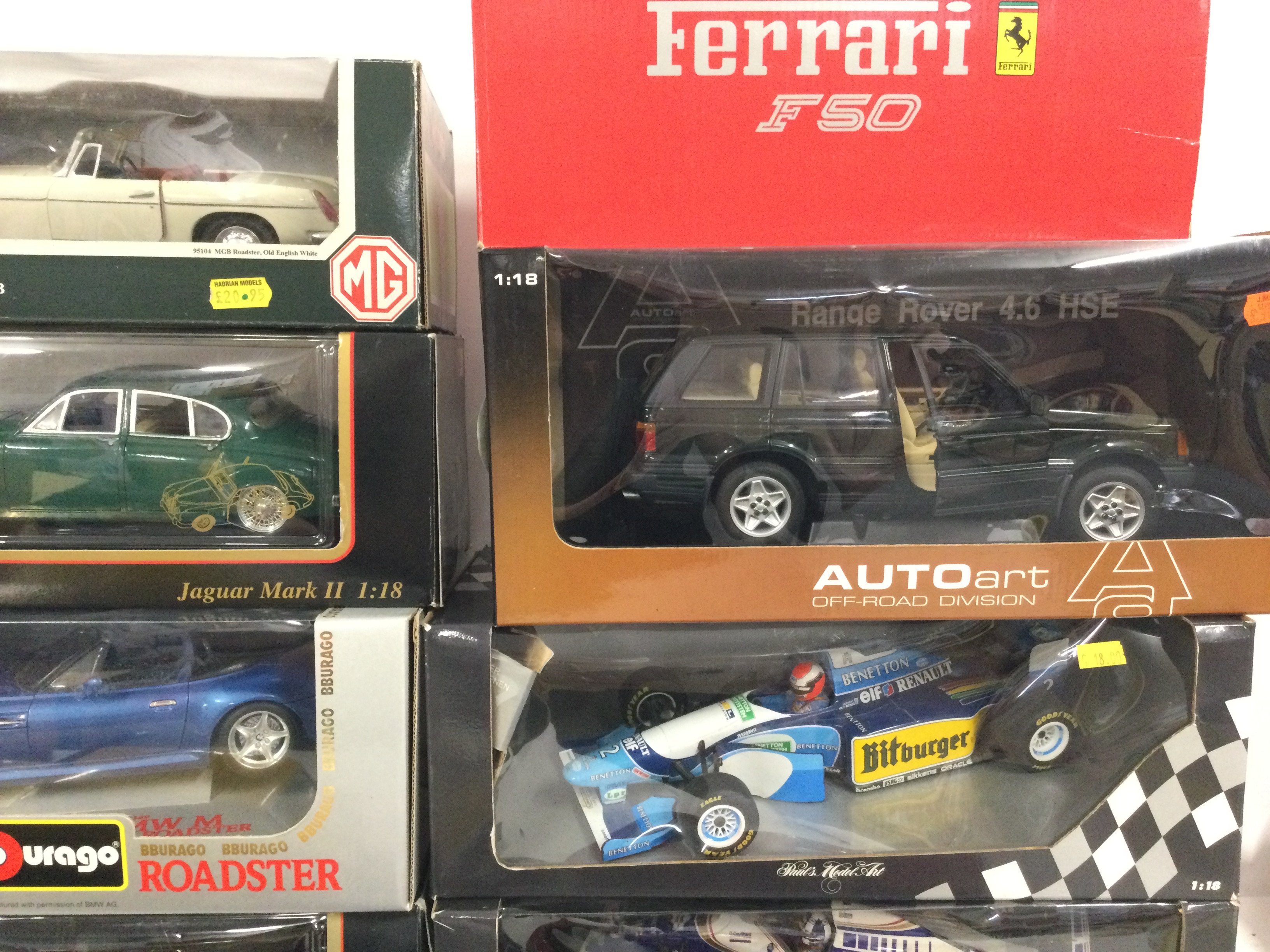 A Collection of Boxed Diecast Vehicles including Burago. Maisto Corgi. All 1:18 Scale. - Image 3 of 5