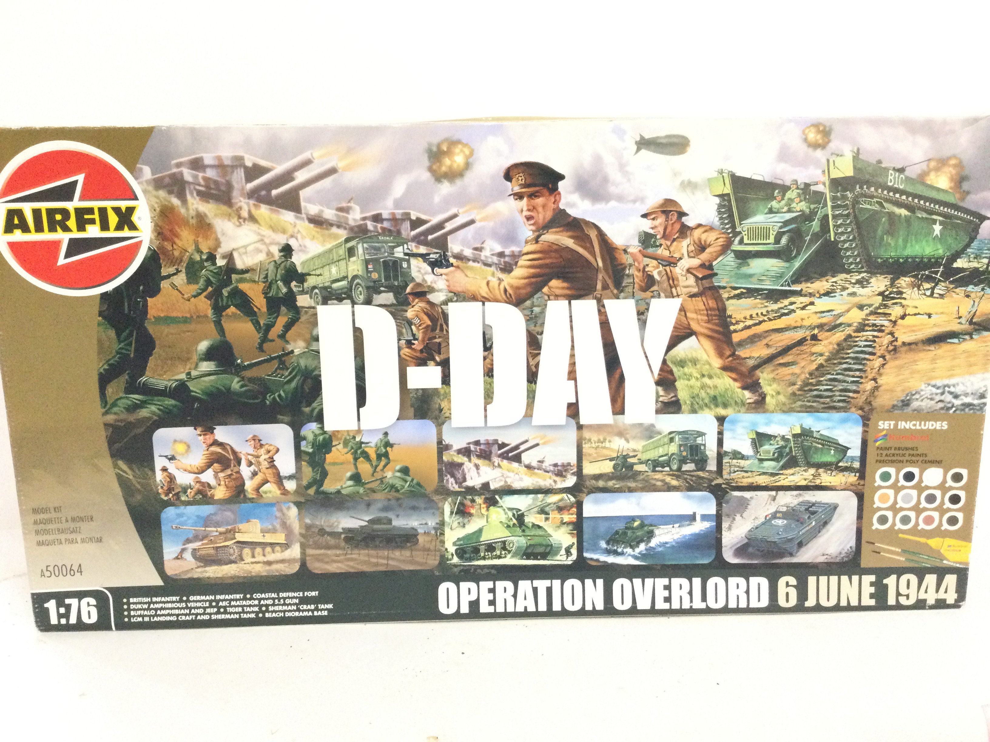 A Boxed Airfix D-Day Operation Overlord Model Kit #A50064.