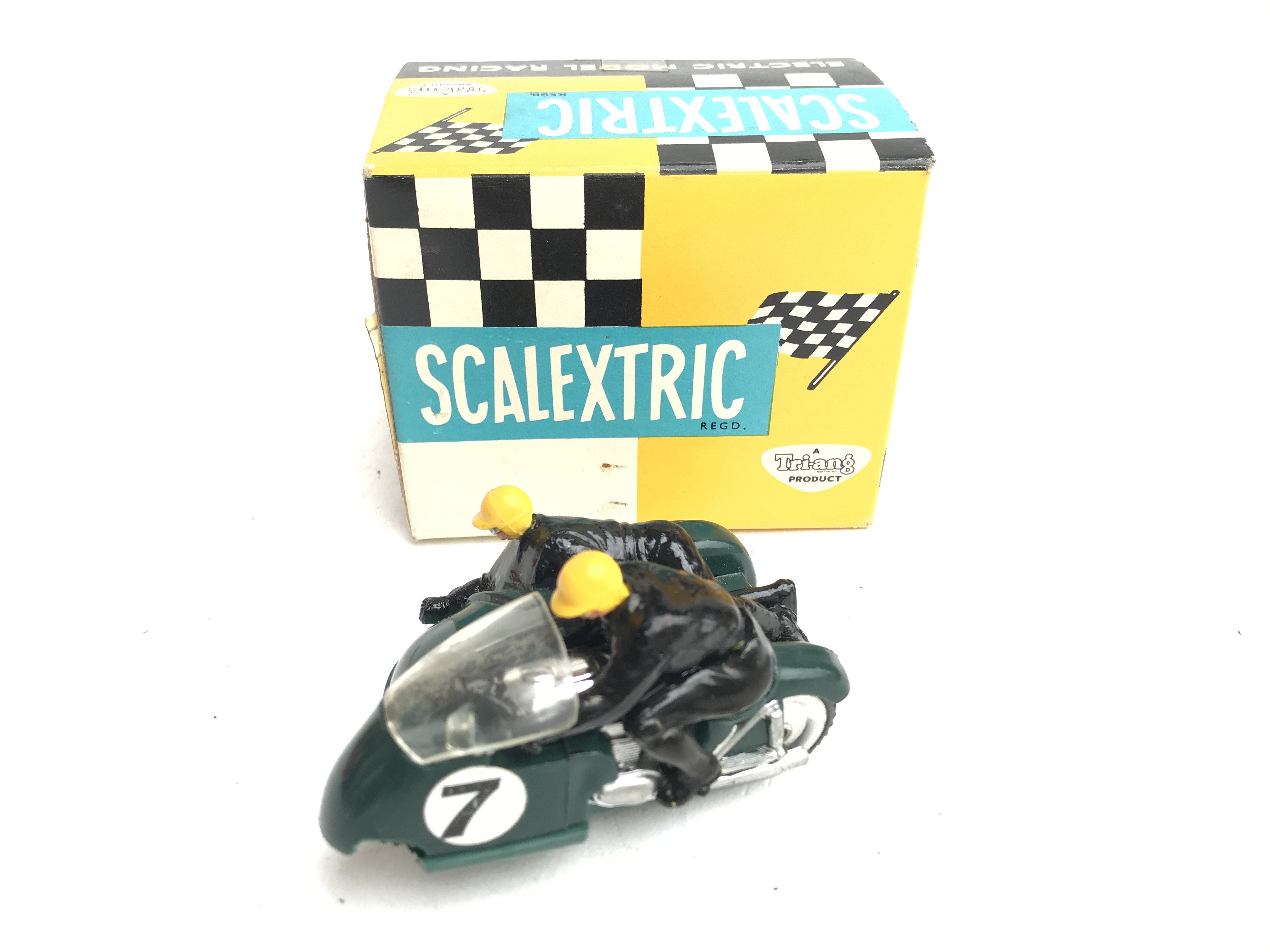 A Boxed Scalextric B2 Hurricane Motorbike with Sid