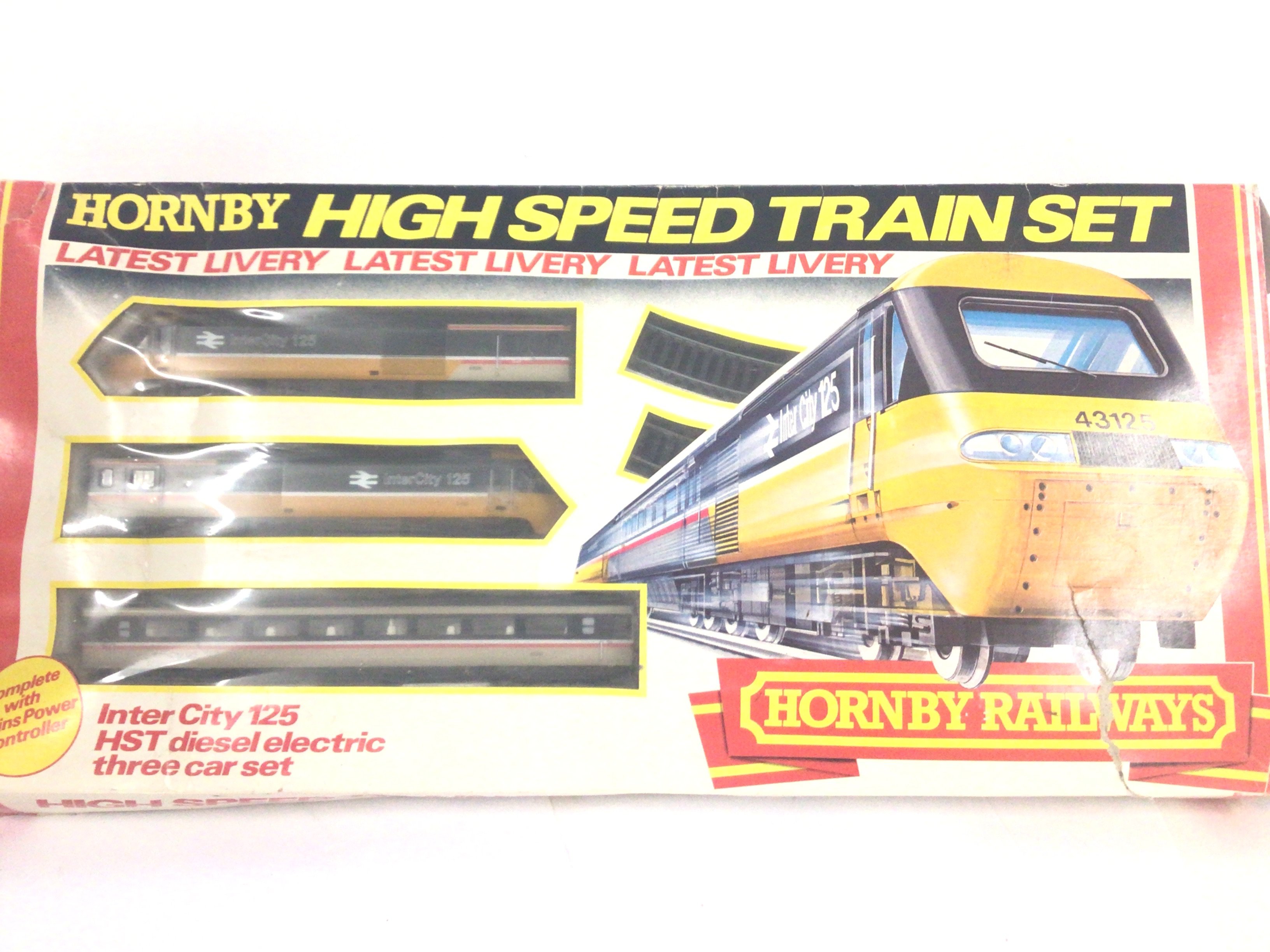 A Boxed Hornby 00 Gauge Intercity 125 HST Diesel Electric Three Car Set. NO RESERVE