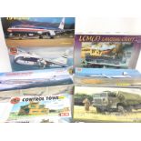 A Collection of Various Model Kits Including Airfi