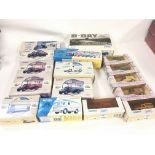 A collection of 16 boxed corgi model vehicles incl