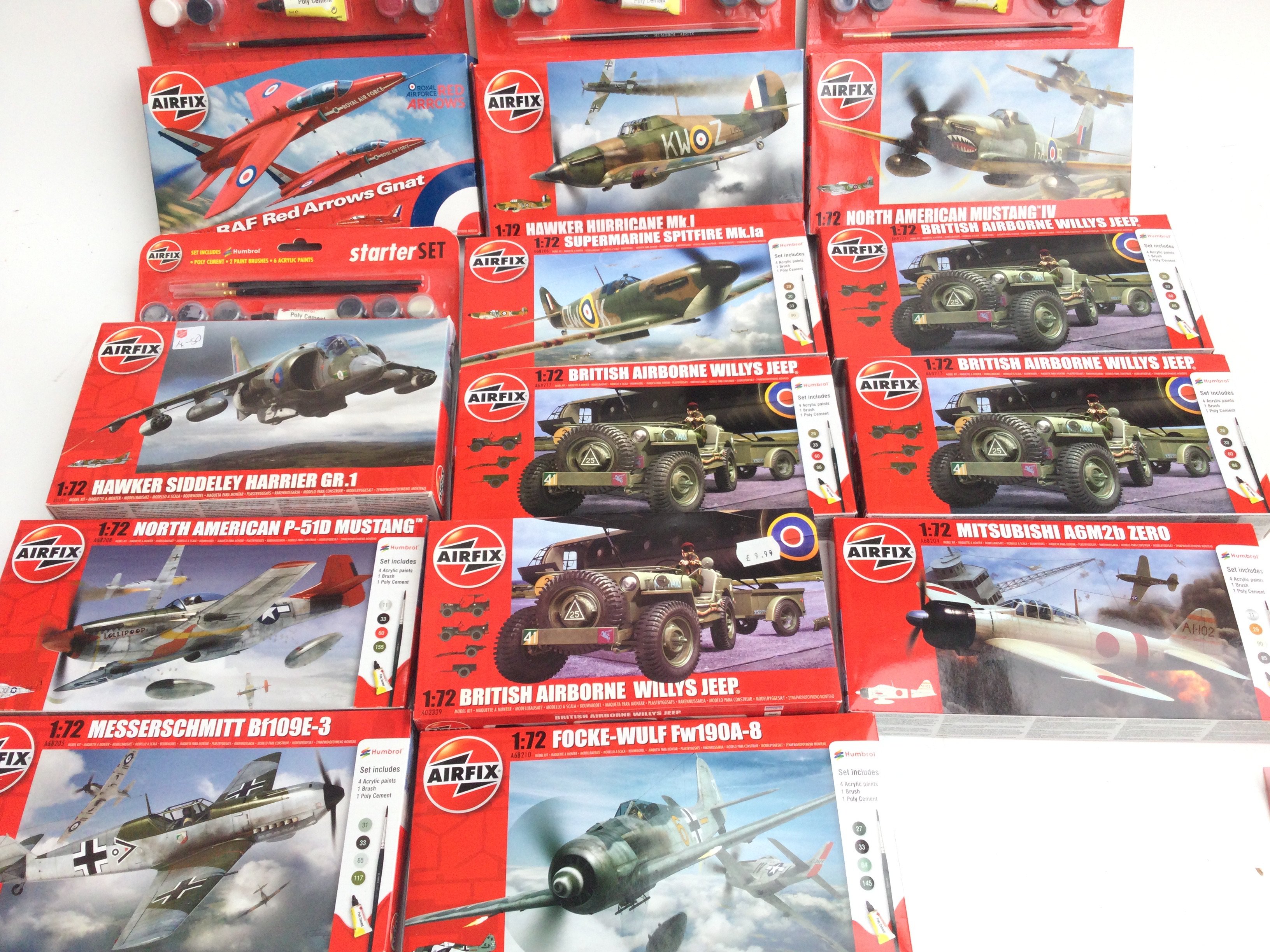 A Collection of Boxed Airfix and Digital Design Mo