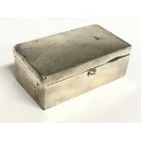 A 20th century silver hallmarked ring box, Dimensi