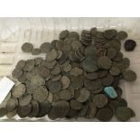 A collection of Roman coinage. mainly metal detect