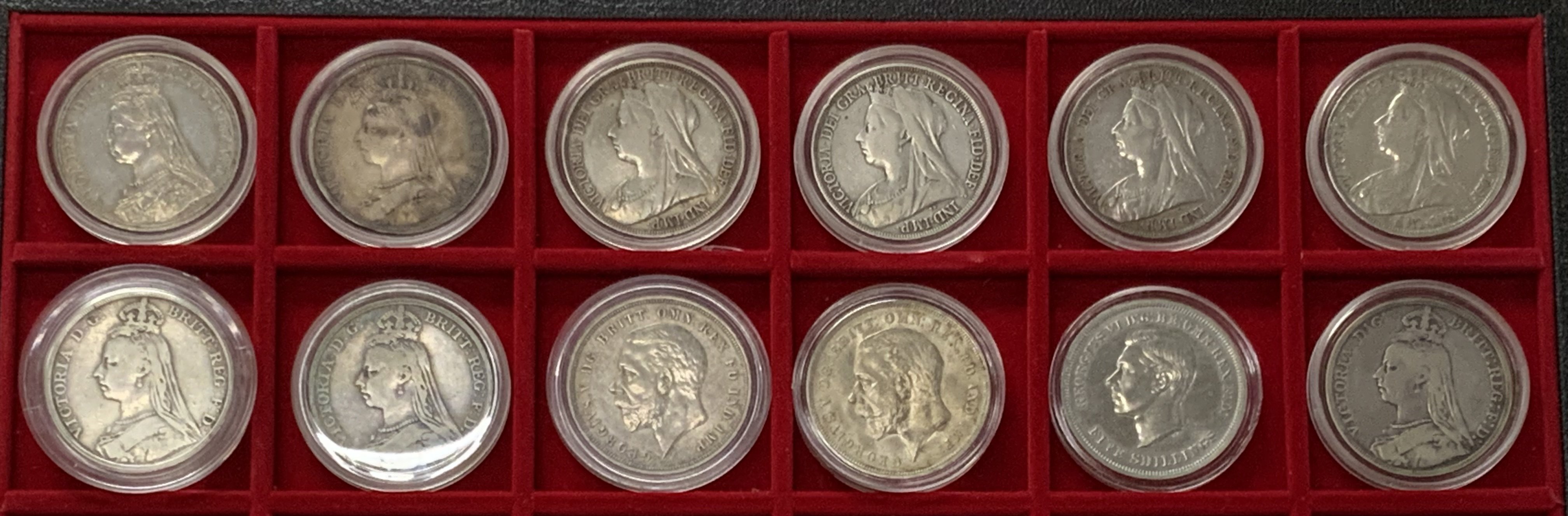 A collection of crowns to include 1887, 1839, 1896 - Image 2 of 2