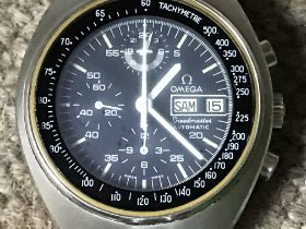 A late 70s / early 80s Omega speed master Mark IV