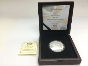 A cased limited edition Brexit transition 1oz silv