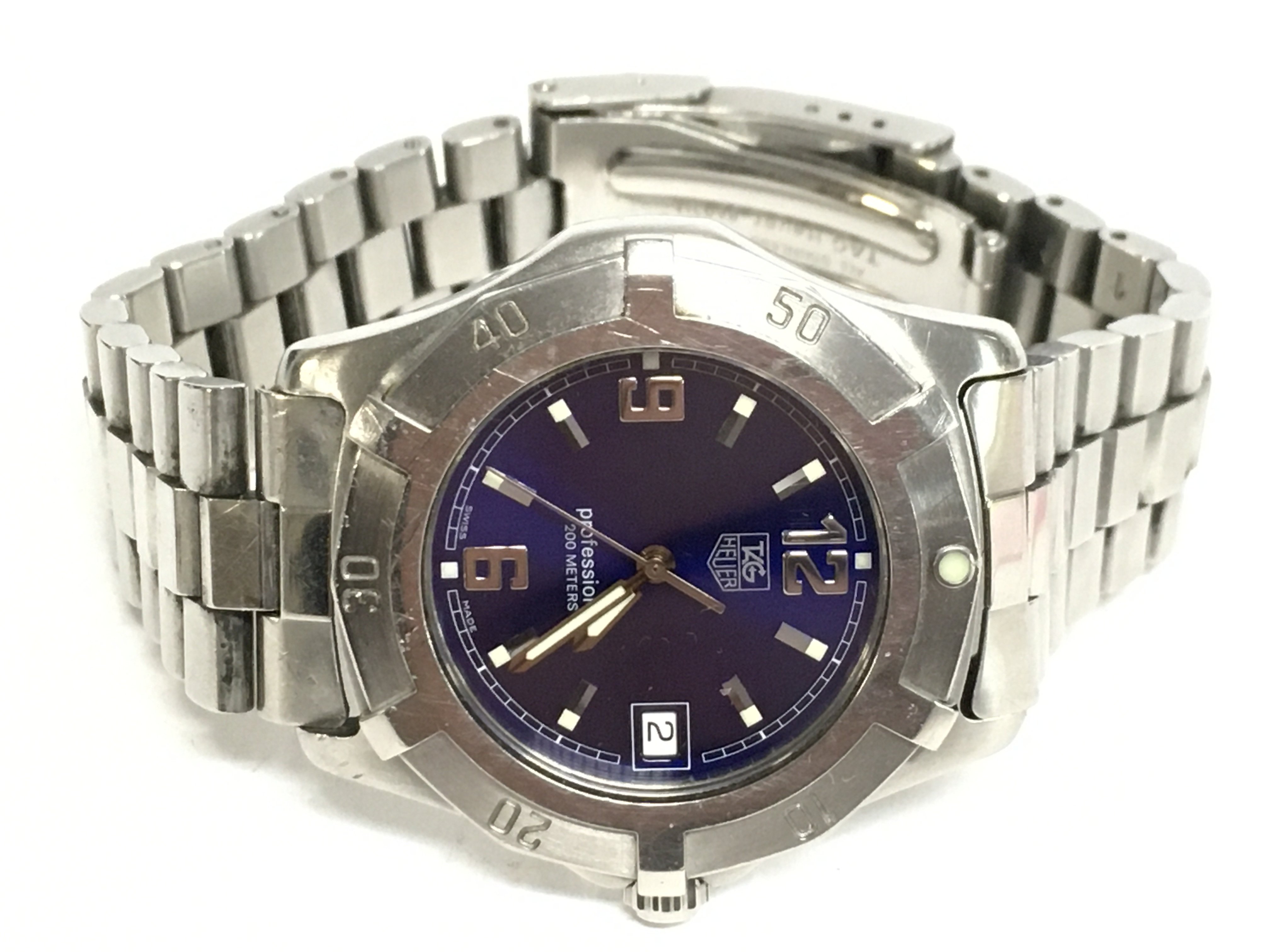 A boxed Tag Heuer Professional (seen working) post - Image 4 of 4