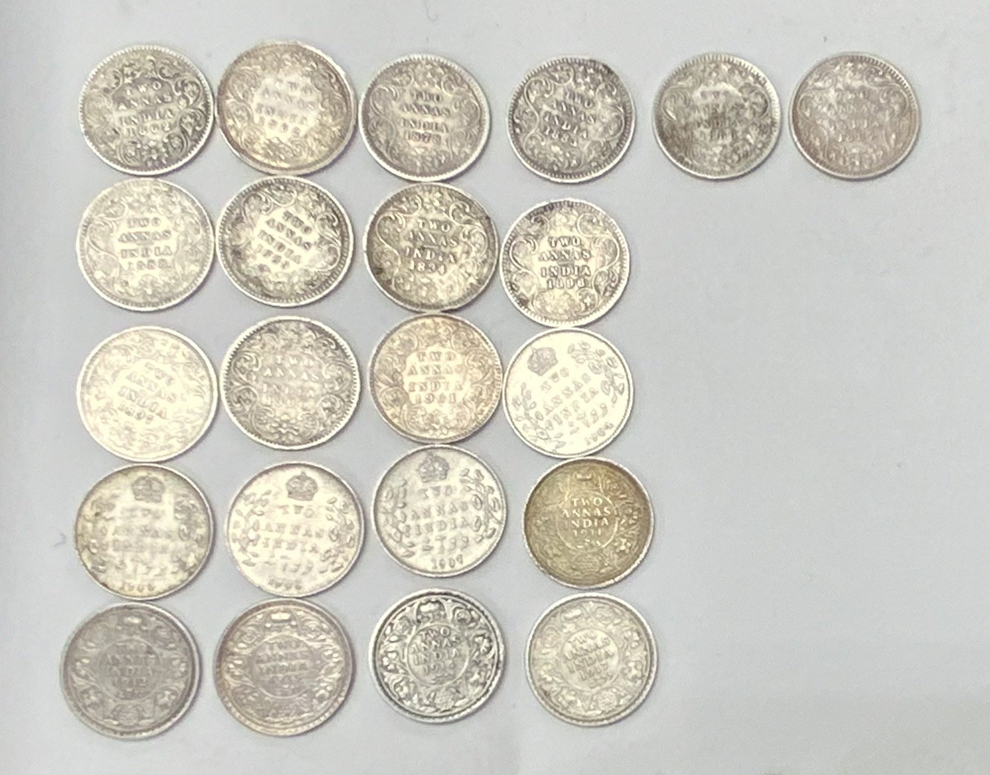 A good collection of Half Rupee, 1/4 Rupee, Two An - Image 3 of 3