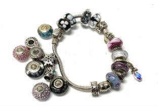 A Chamelia Charm bracelet with additional similar