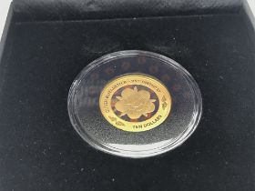 A 1/4oz gold proof Queen Elizabeth II 95th birthda