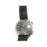 A gents Memocall wristwatch. Approx 36mm case with