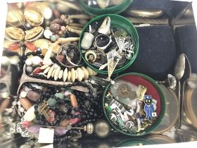 A Collection of costume jewellery including bracel