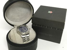 A boxed Tag Heuer Professional (seen working) post