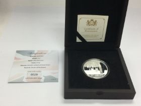 A cased limited edition Brexit transition 1oz silv