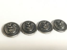 Vintage squirrel buttons. Postage category A