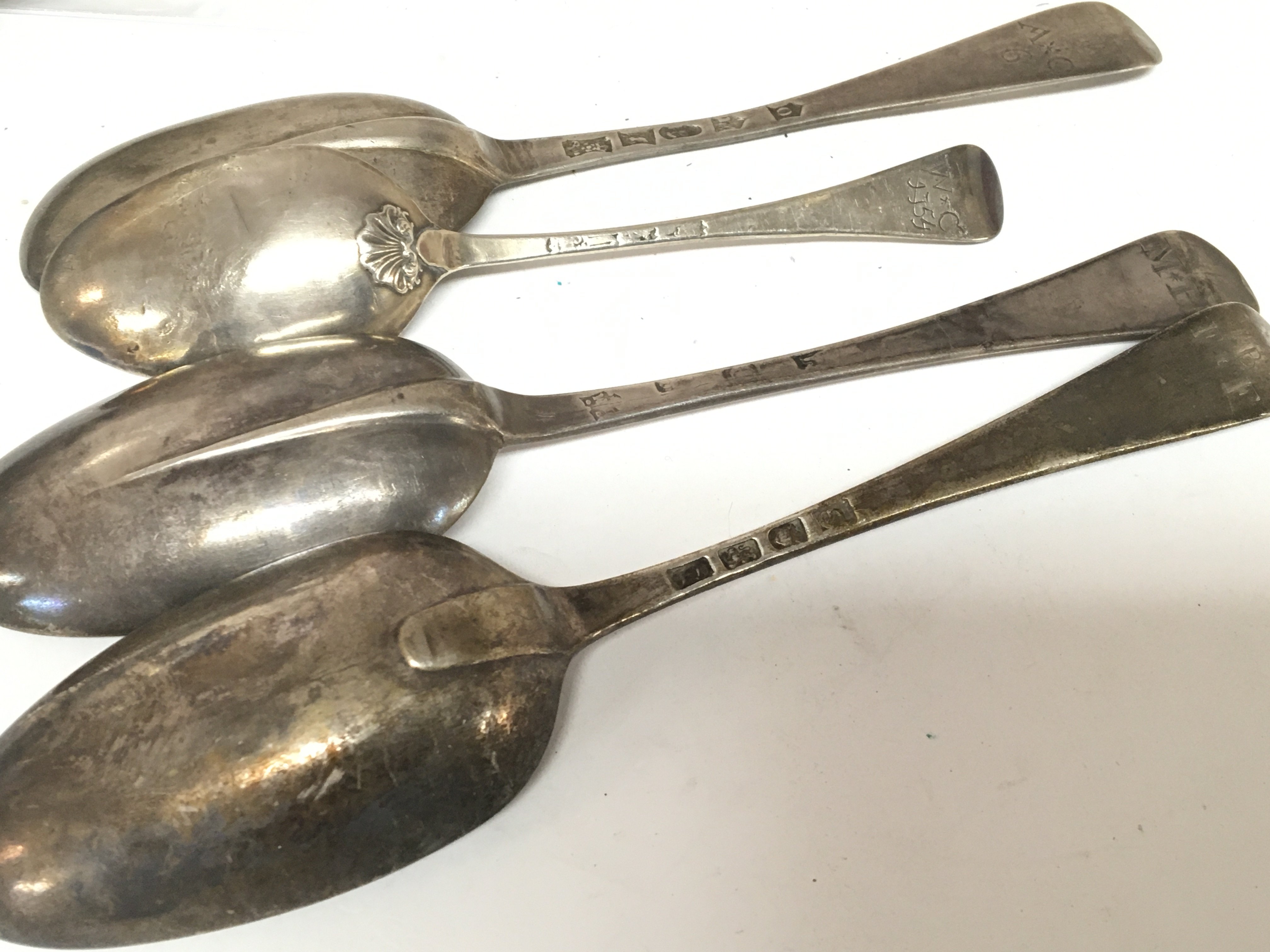 An interesting collection of mixed Silver spoons i - Image 3 of 3