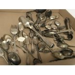 An interesting collection of mixed Silver spoons i