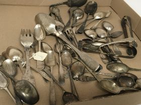 An interesting collection of mixed Silver spoons i