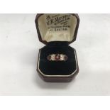 An 18ct Ruby and diamond set ring approx weight 3.