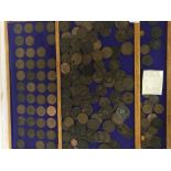 A collection of used circulated British Bronze coi